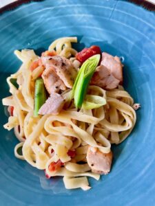 Tagliatelle mit Lachs