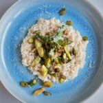 green asparagus risotto